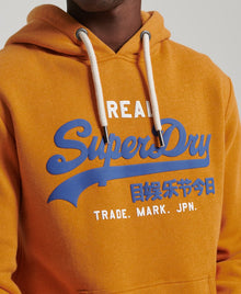 Superdry Vintage Logo Classic Hood - Thrift Gold Marl