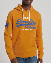 Superdry Vintage Logo Classic Hood - Thrift Gold Marl