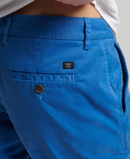 Superdry Organic Cotton Core Chino Shorts - Neptune Blue