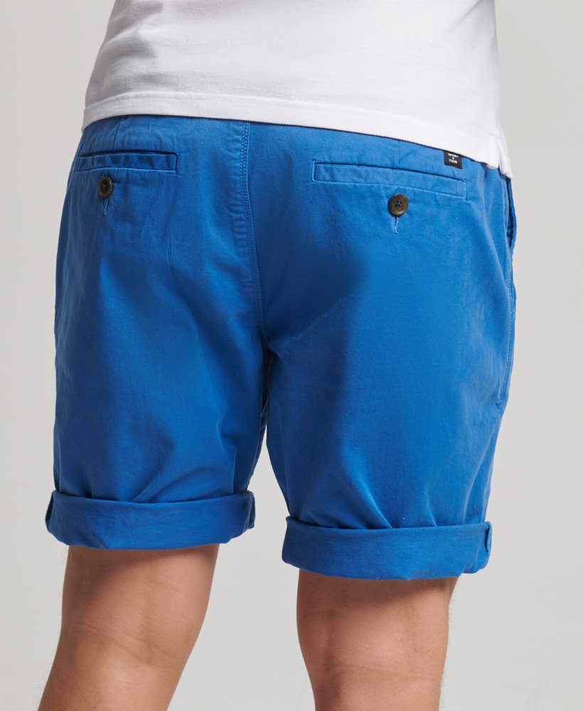Superdry Organic Cotton Core Chino Shorts - Neptune Blue