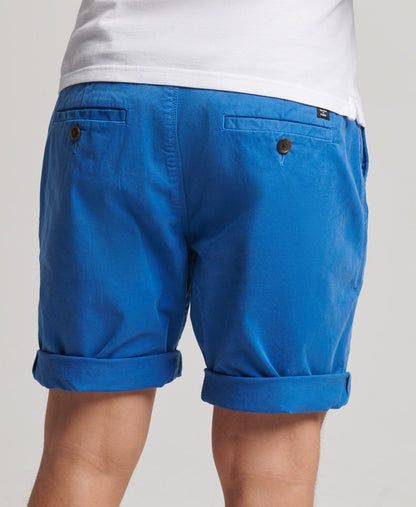 Superdry Organic Cotton Core Chino Shorts - Neptune Blue