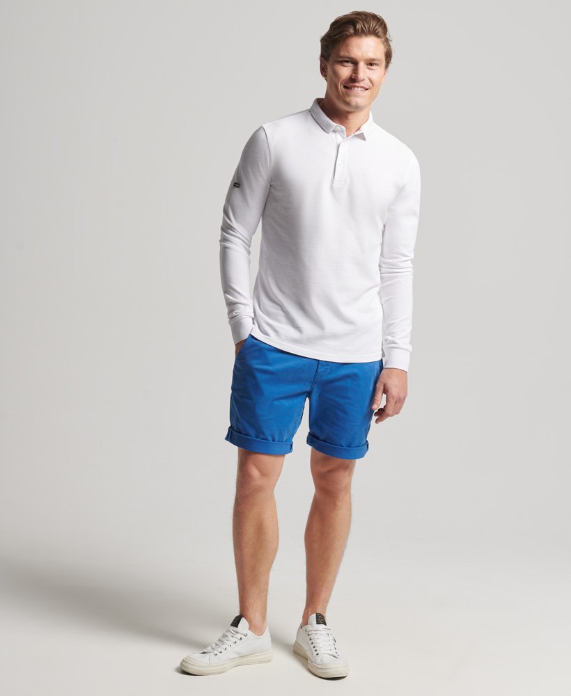 Superdry Organic Cotton Core Chino Shorts - Neptune Blue