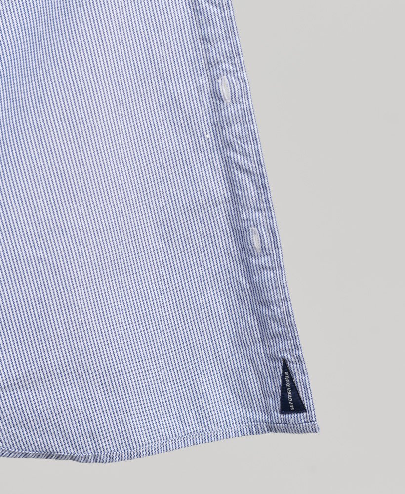 Superdry Vintage Oxford Shirt - Royal Ticking Stripe
