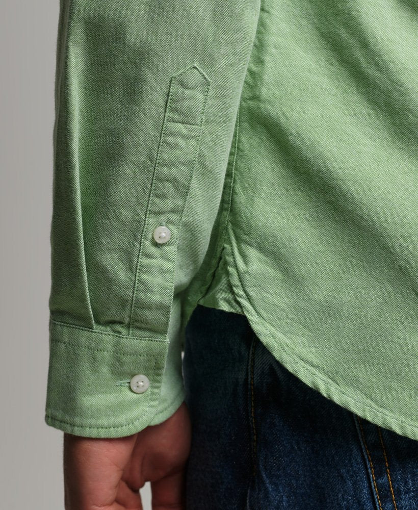 Superdry Vintage Oxford Shirt - Apple Green