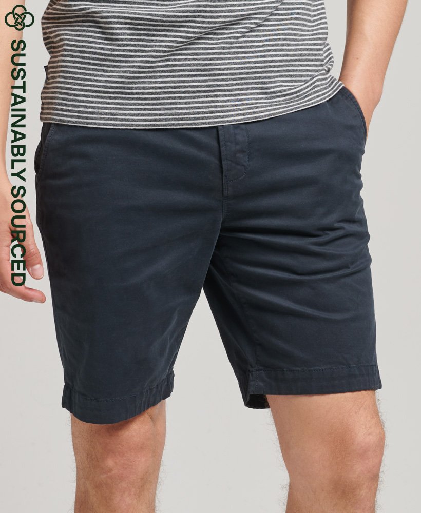 Superdry Organic Cotton Core Chino Shorts - Eclipse Navy