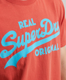 Superdry Vintage Logo Neon T-Shirt - Americana Red