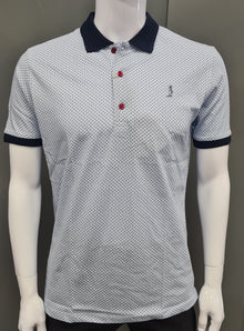 6th Sense Polo Shirt - 15 White/Blue