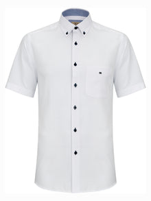 Daniel Grahame Ivano Short Sleeve Casual Shirt 01 - White