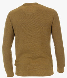 Casa Moda Crew Neck Pullover - 556 Mustard Yellow